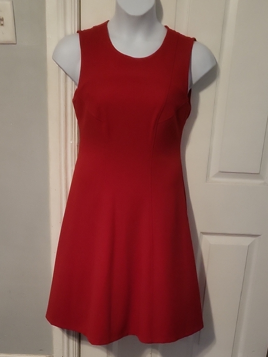 Tommy Hilfiger Dresses & Skirts - Tommy Hilfiger Red Sleeveless Fit-and-Flare Mini Dress